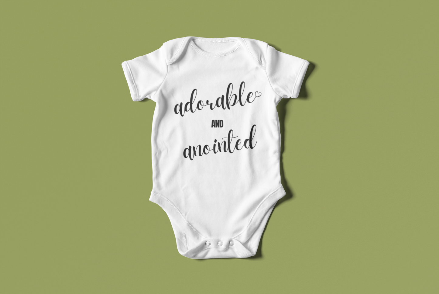 "Adorable and Anointed" Infant Creeper