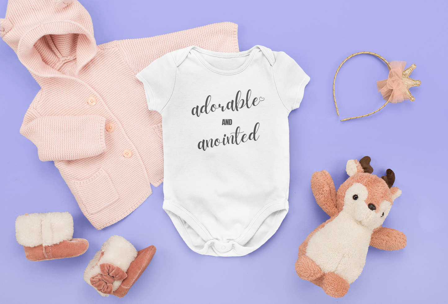 "Adorable and Anointed" Infant Creeper