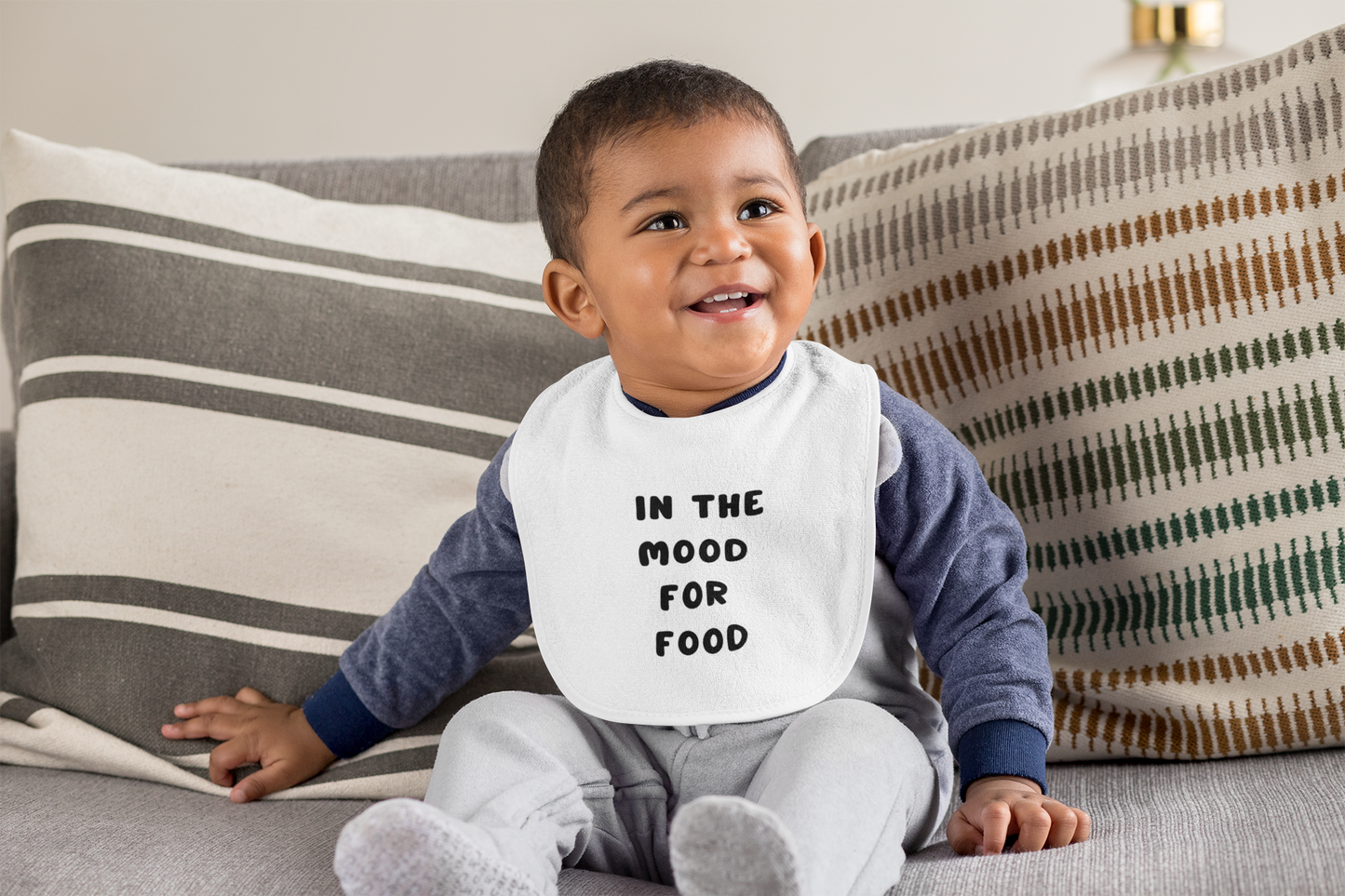 "In the Mood for Food" Baby Bib