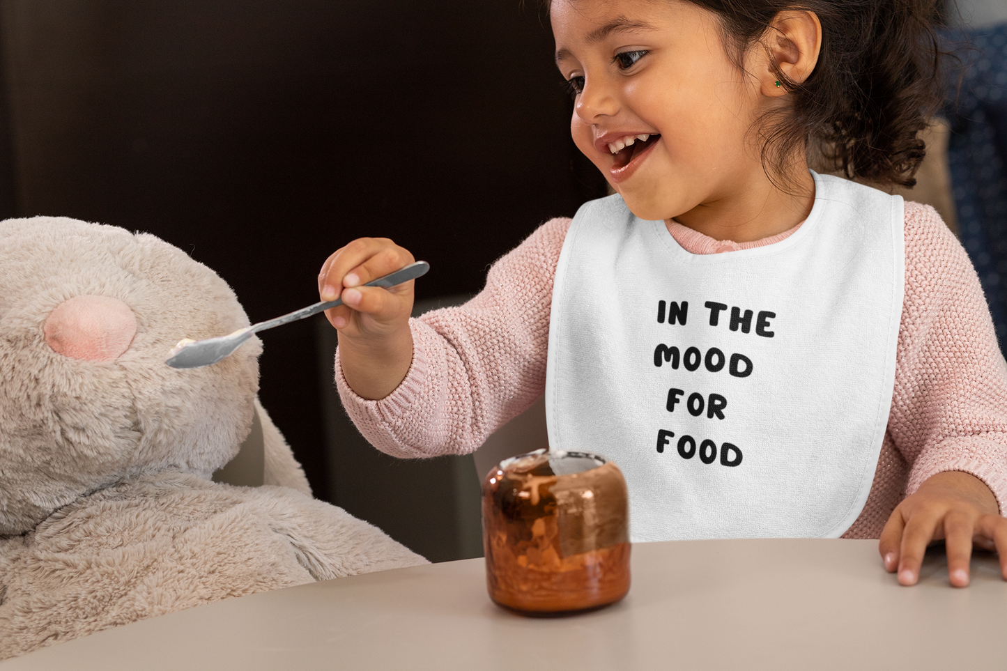 "In the Mood for Food" Baby Bib