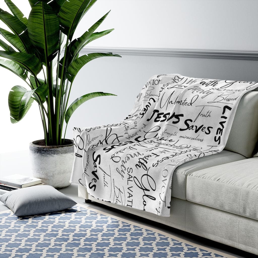 Decorative Throw Blanket / Inspiration Affirmations